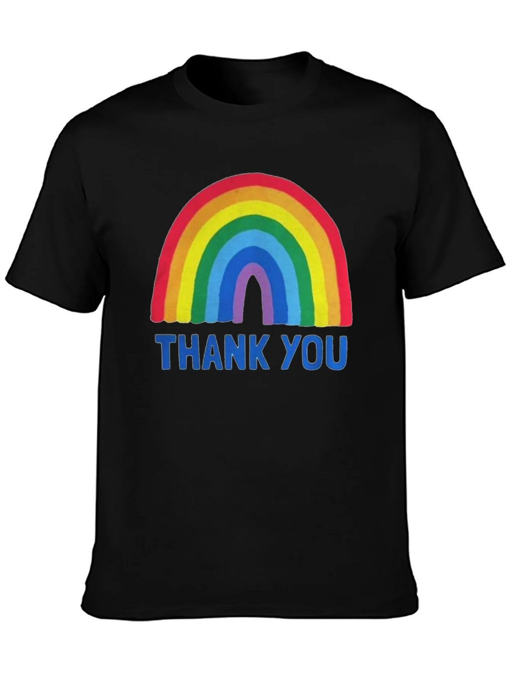 Rainbow Thank You Graphic Tee - Unisex