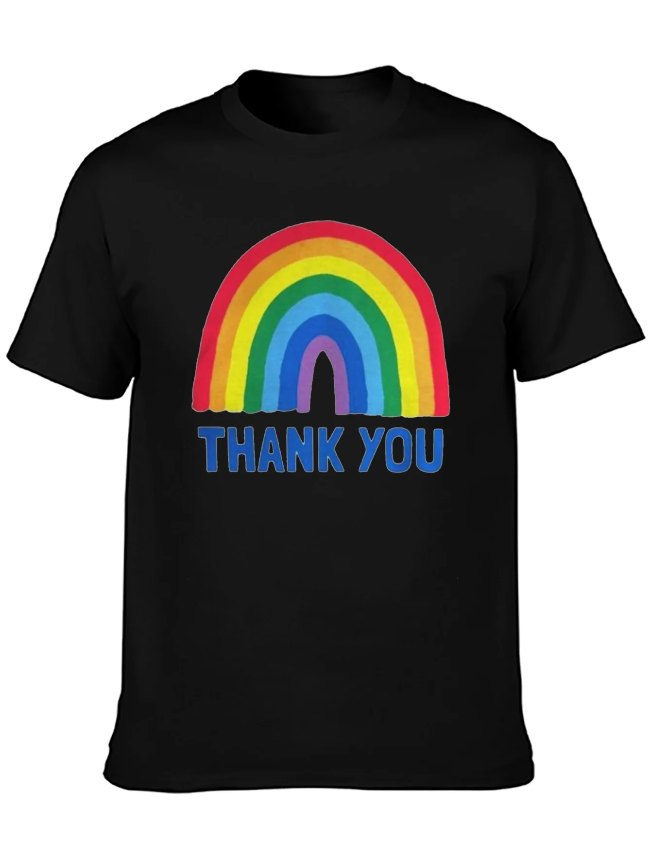 Rainbow Thank You Graphic Tee - Unisex