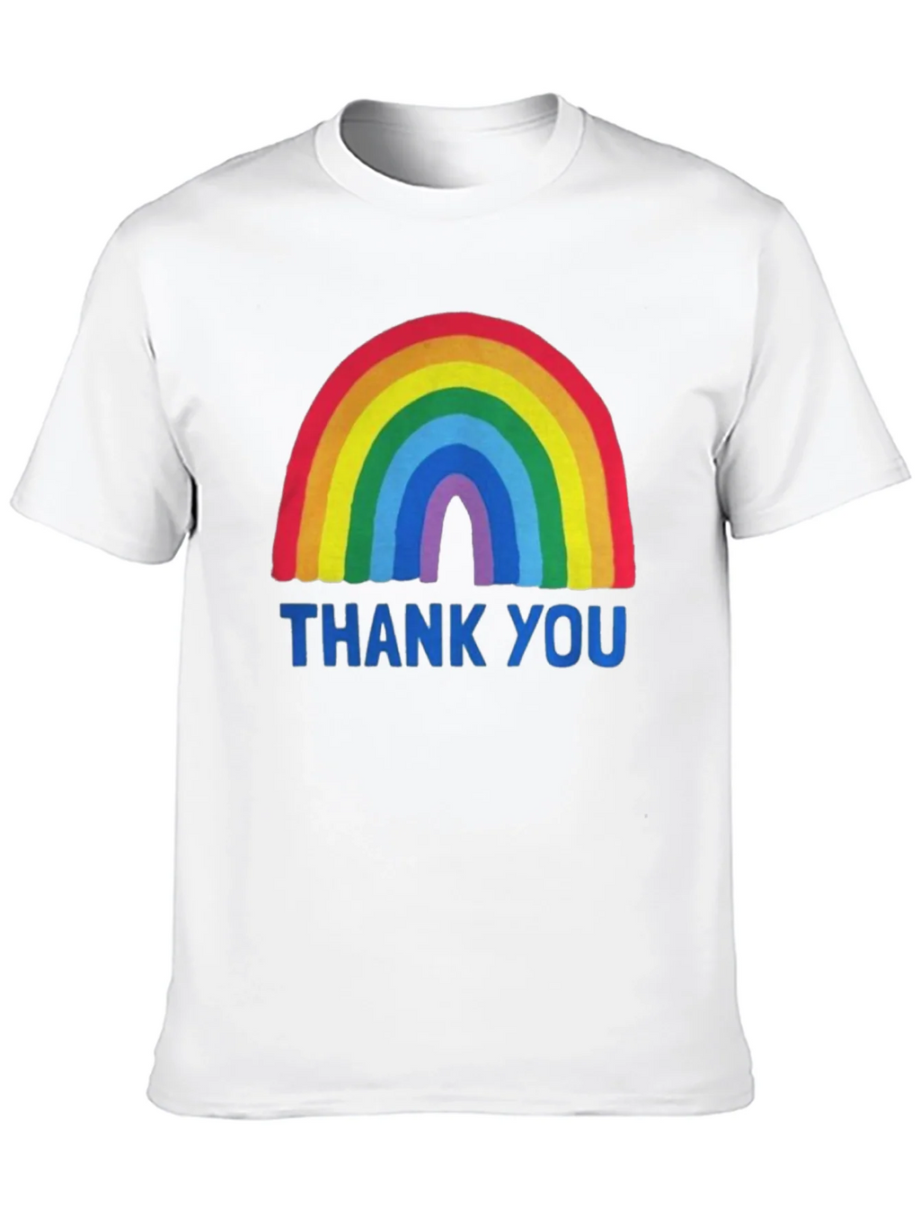 Rainbow Thank You Graphic Tee - Unisex