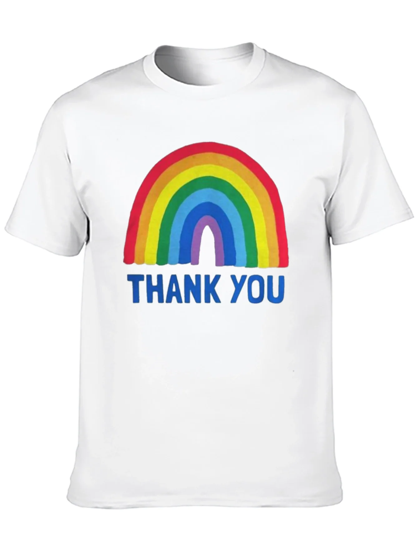Rainbow Thank You Graphic Tee - Unisex