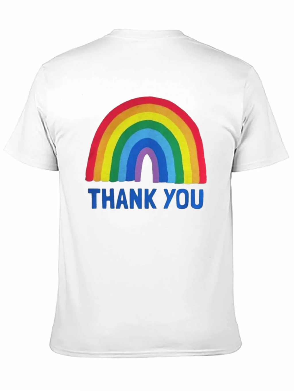 Rainbow Thank You Graphic Tee - Unisex