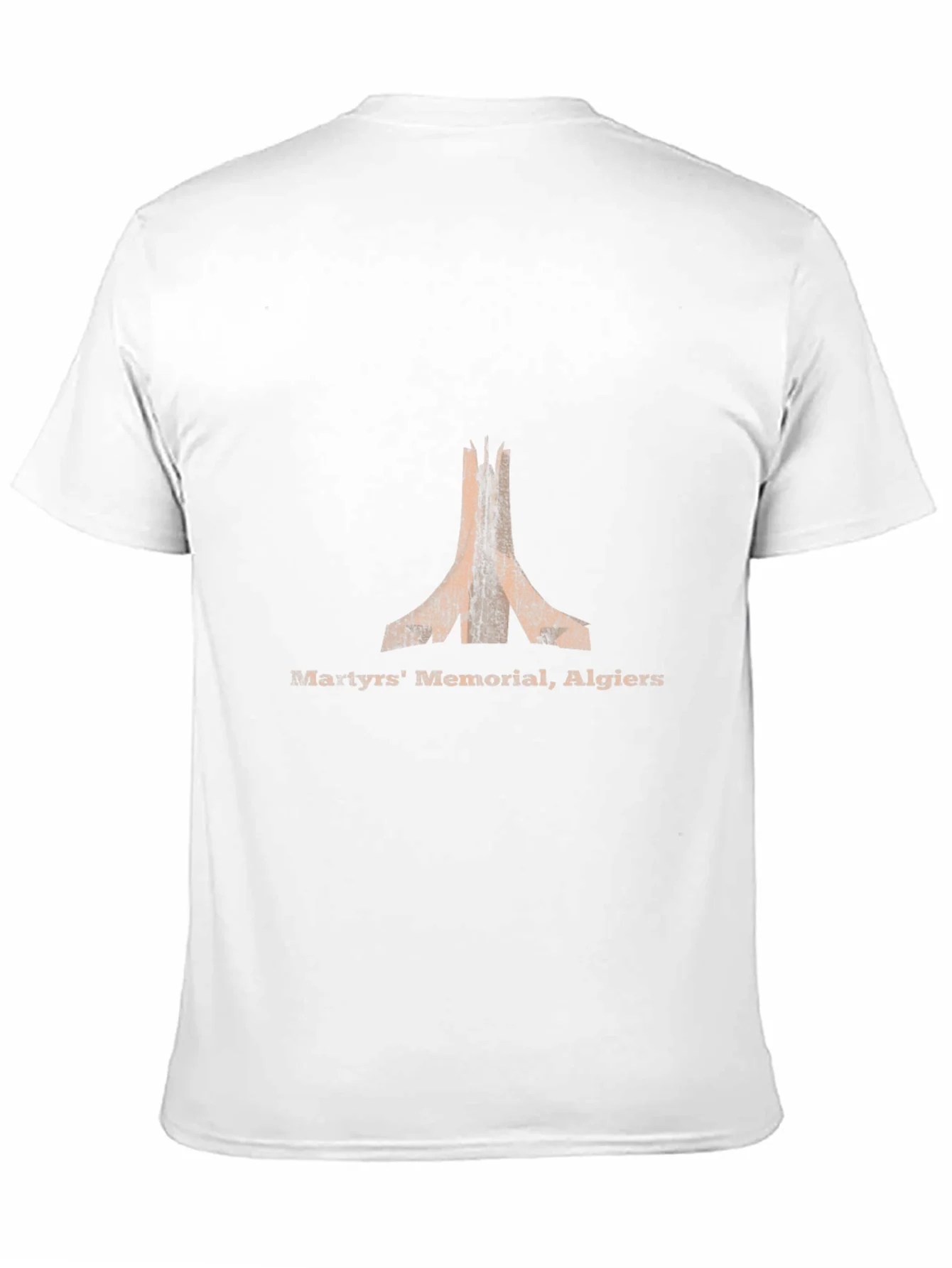 Martyrs Memorial Algiers T-Shirt - Vintage Black Cotton Tee