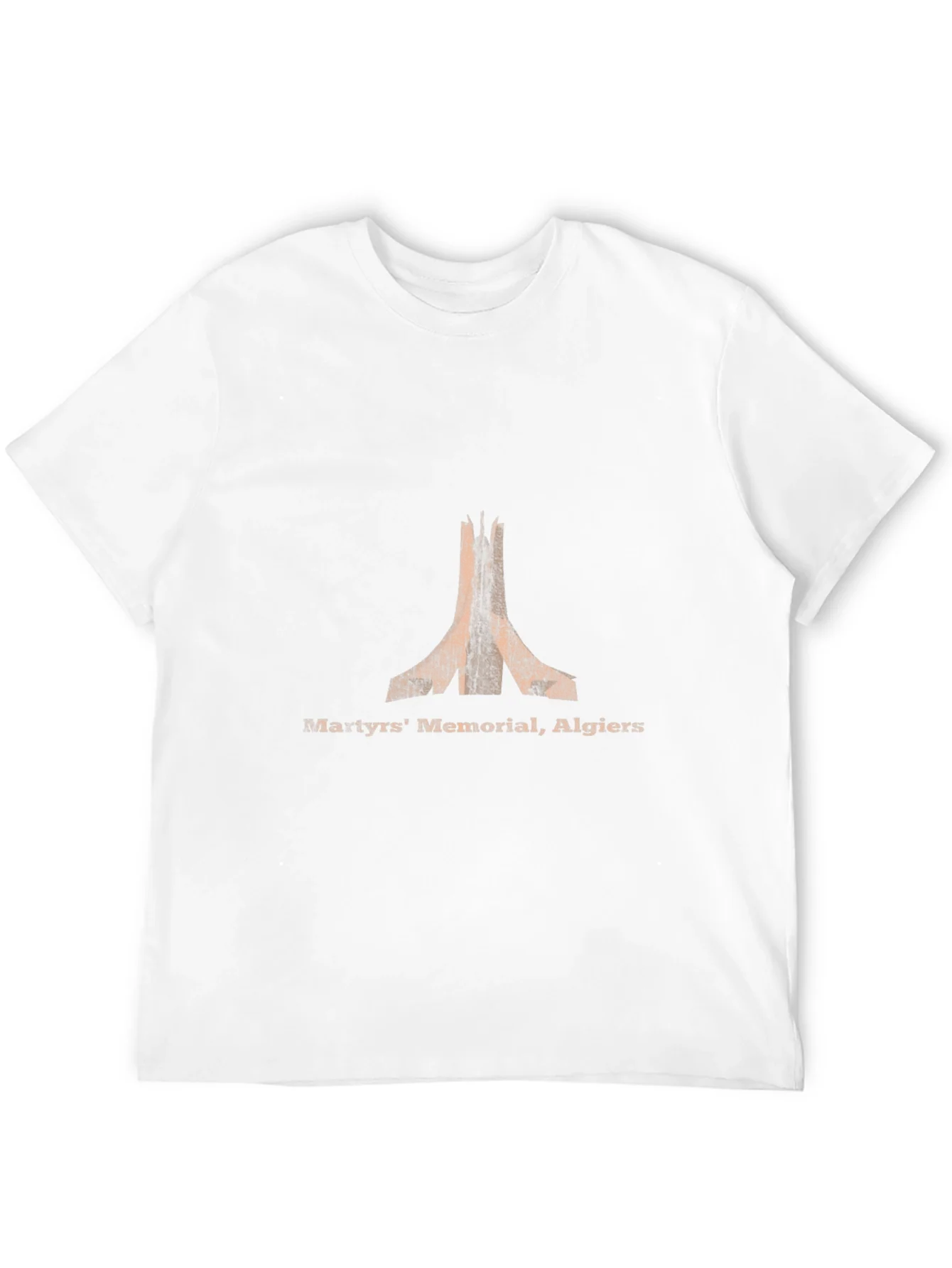 Martyrs Memorial Algiers T-Shirt - Vintage Black Cotton Tee