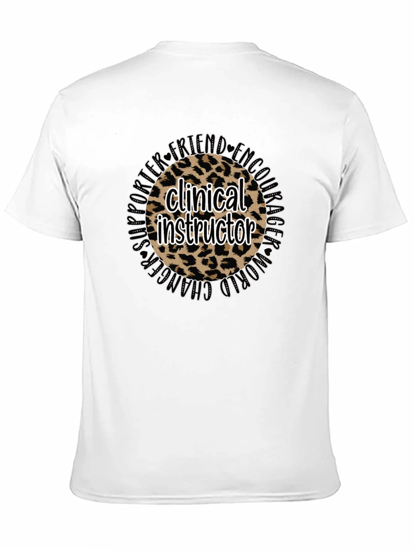 Clinical Instructor Leopard Print T-Shirt
