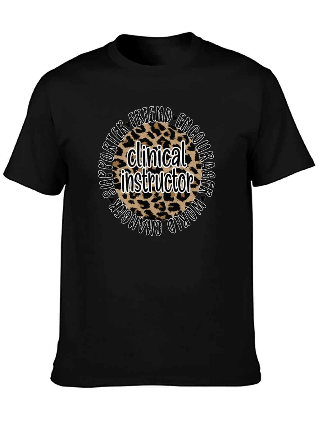 Clinical Instructor Leopard Print T-Shirt