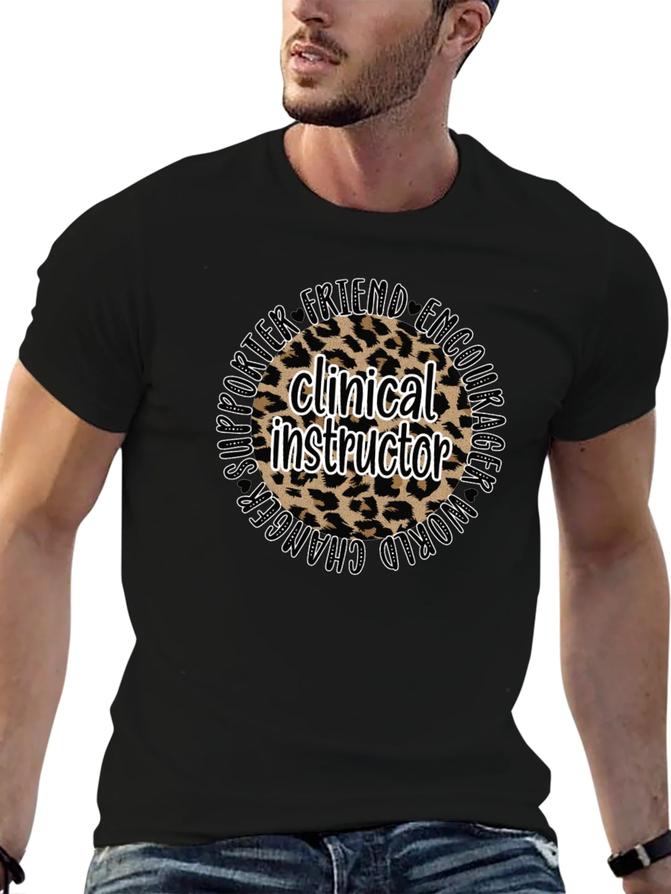Clinical Instructor Leopard Print T-Shirt