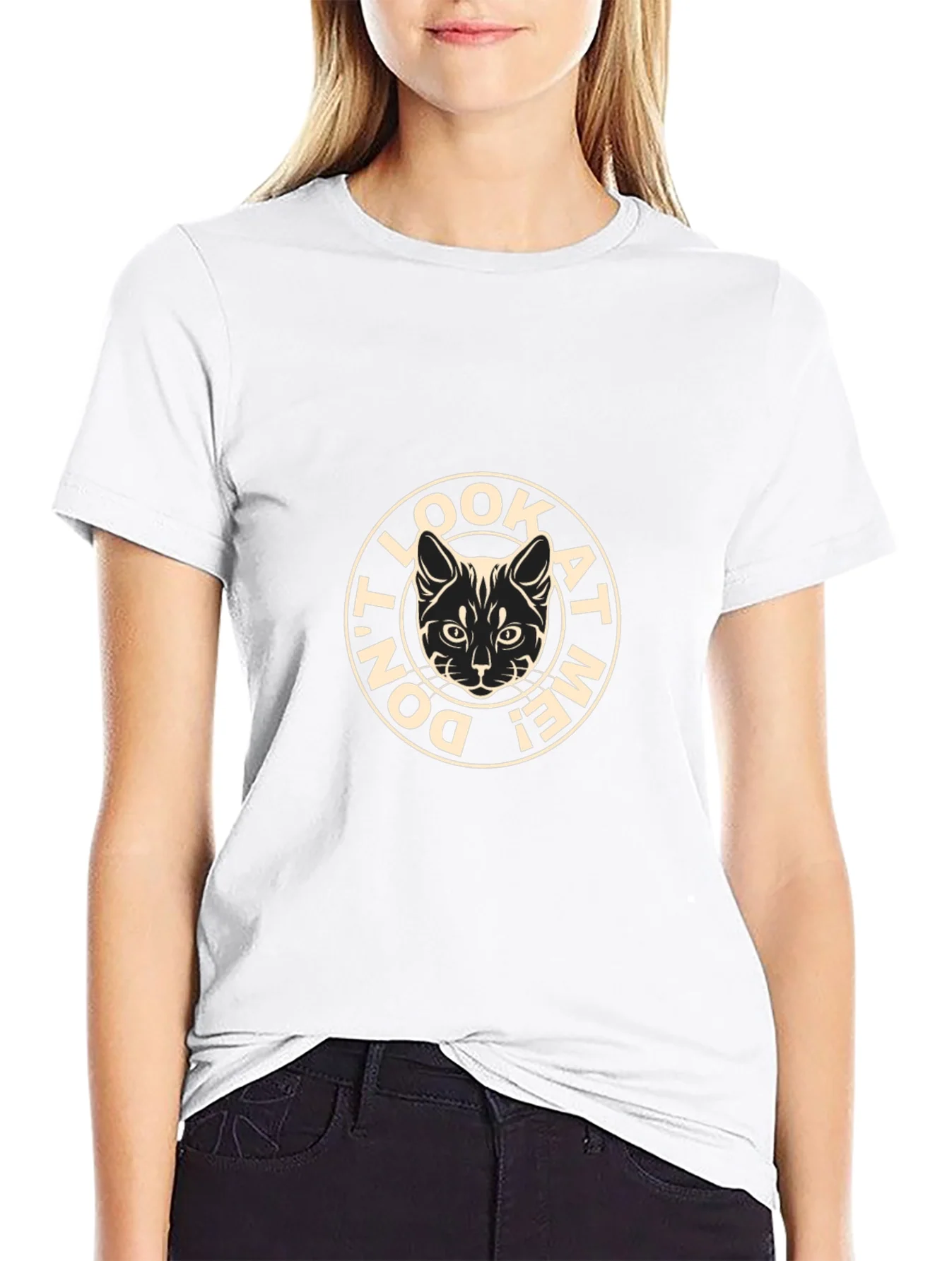 Dont Look At Me! Cat T-Shirt