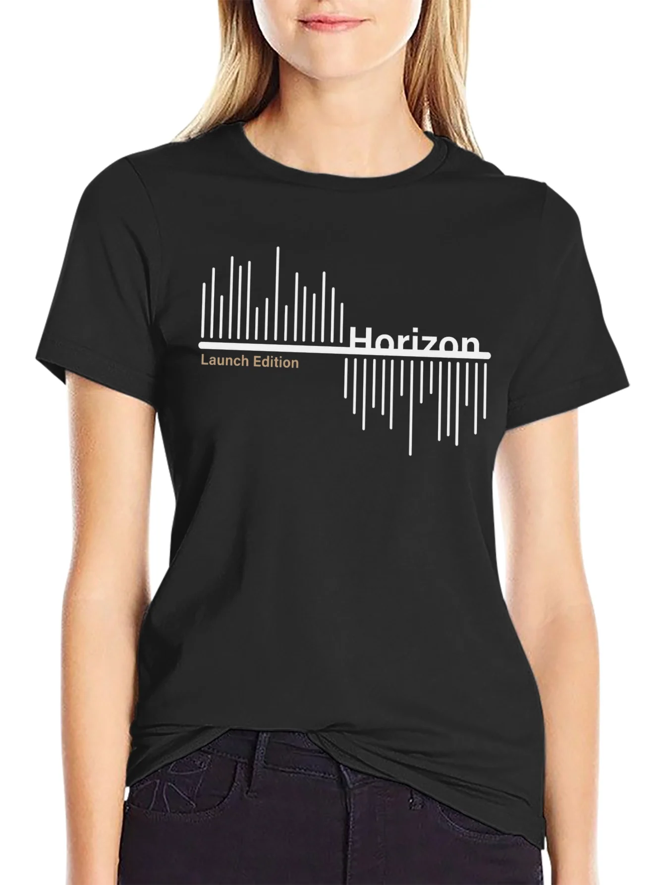 Horizon Launch Edition Black Graphic T-Shirt