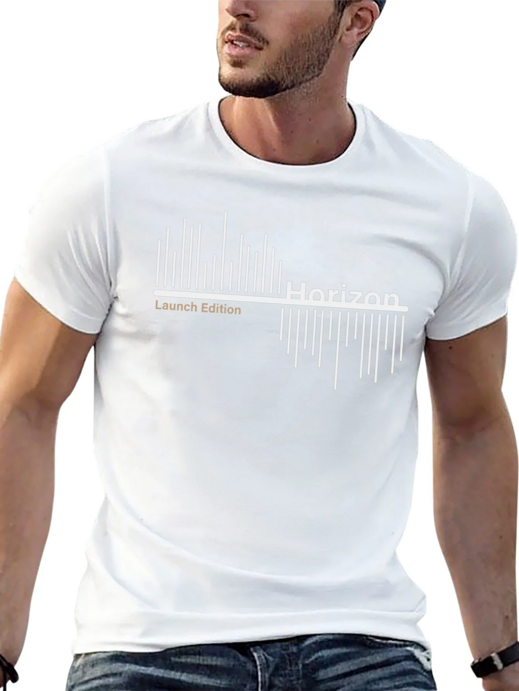 Horizon Launch Edition Black Graphic T-Shirt