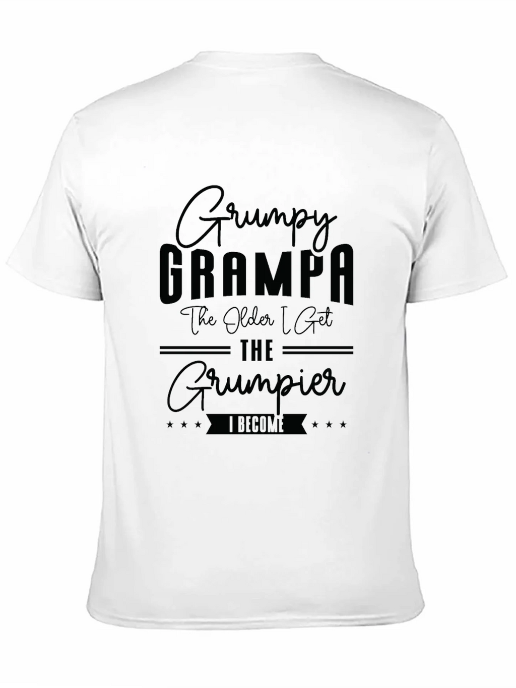 Grumpy Grampa Graphic T-Shirt - Funny Grandpa Tee