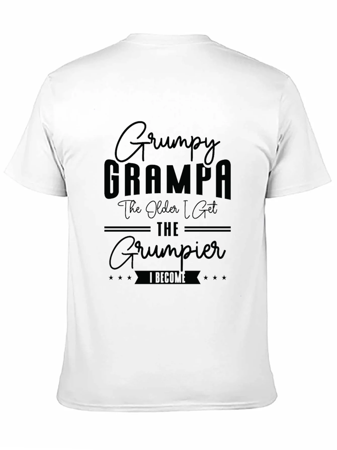 Grumpy Grampa Graphic T-Shirt - Funny Grandpa Tee