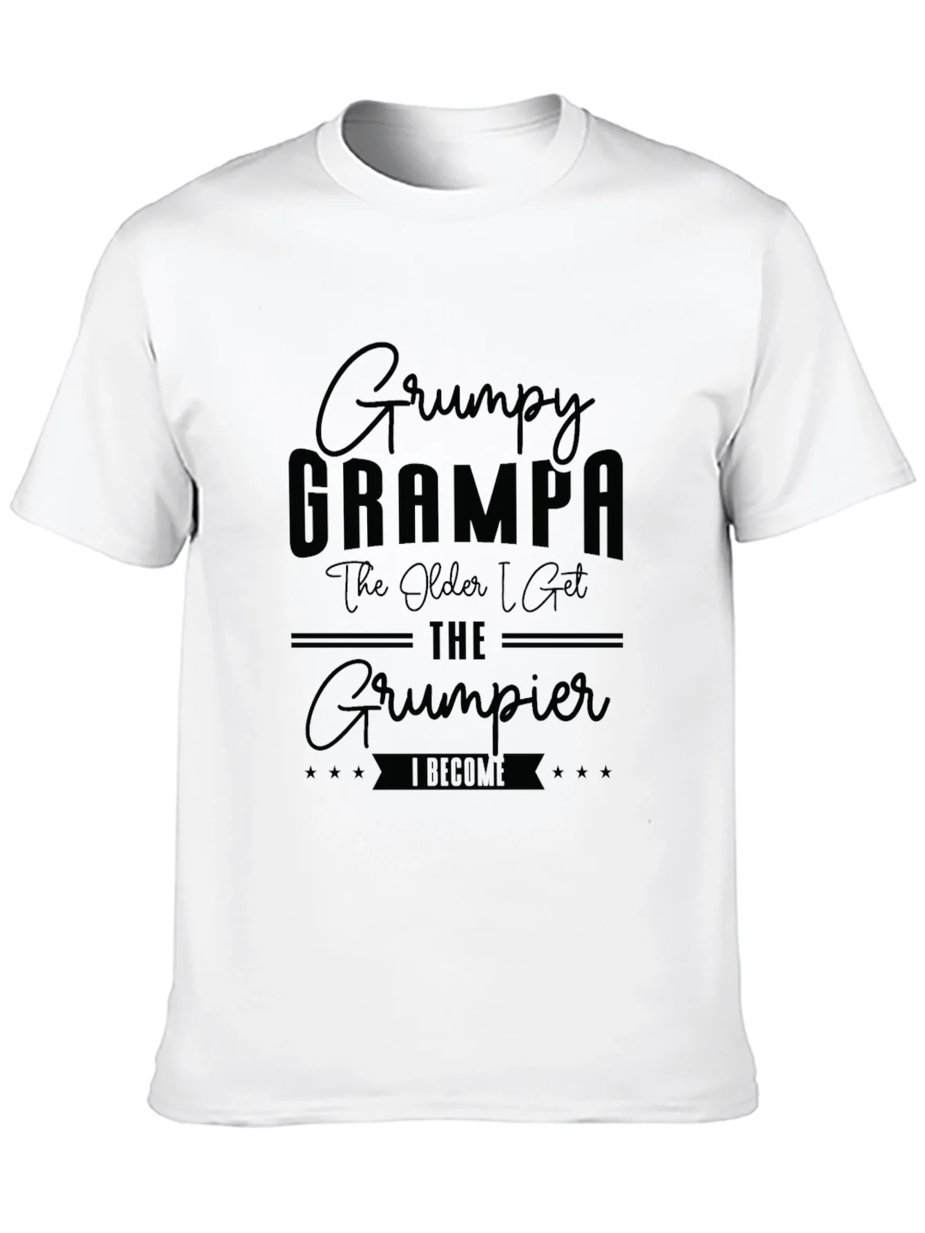 Grumpy Grampa Graphic T-Shirt - Funny Grandpa Tee