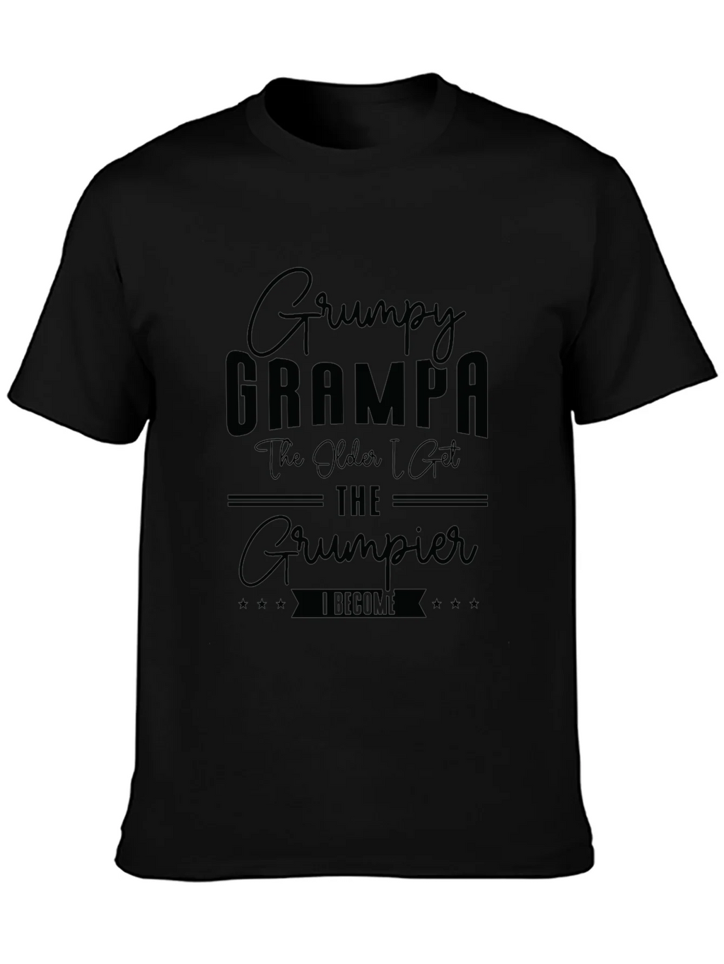 Grumpy Grampa Graphic T-Shirt - Funny Grandpa Tee