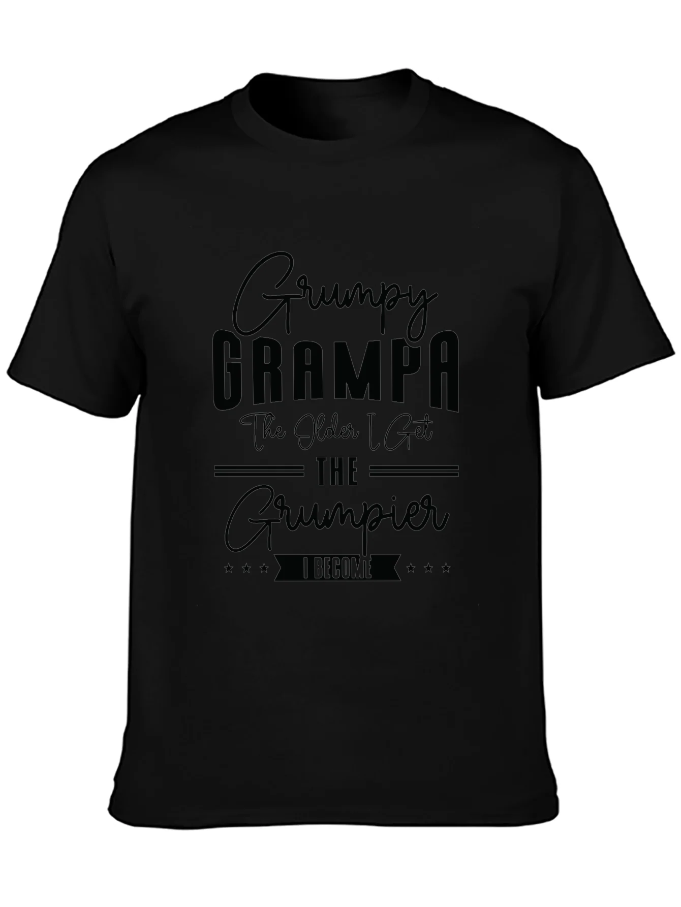 Grumpy Grampa Graphic T-Shirt - Funny Grandpa Tee