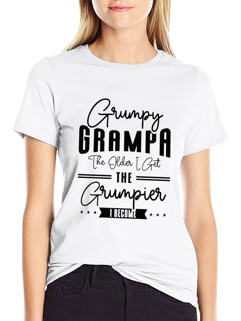 Grumpy Grampa Graphic T-Shirt - Funny Grandpa Tee