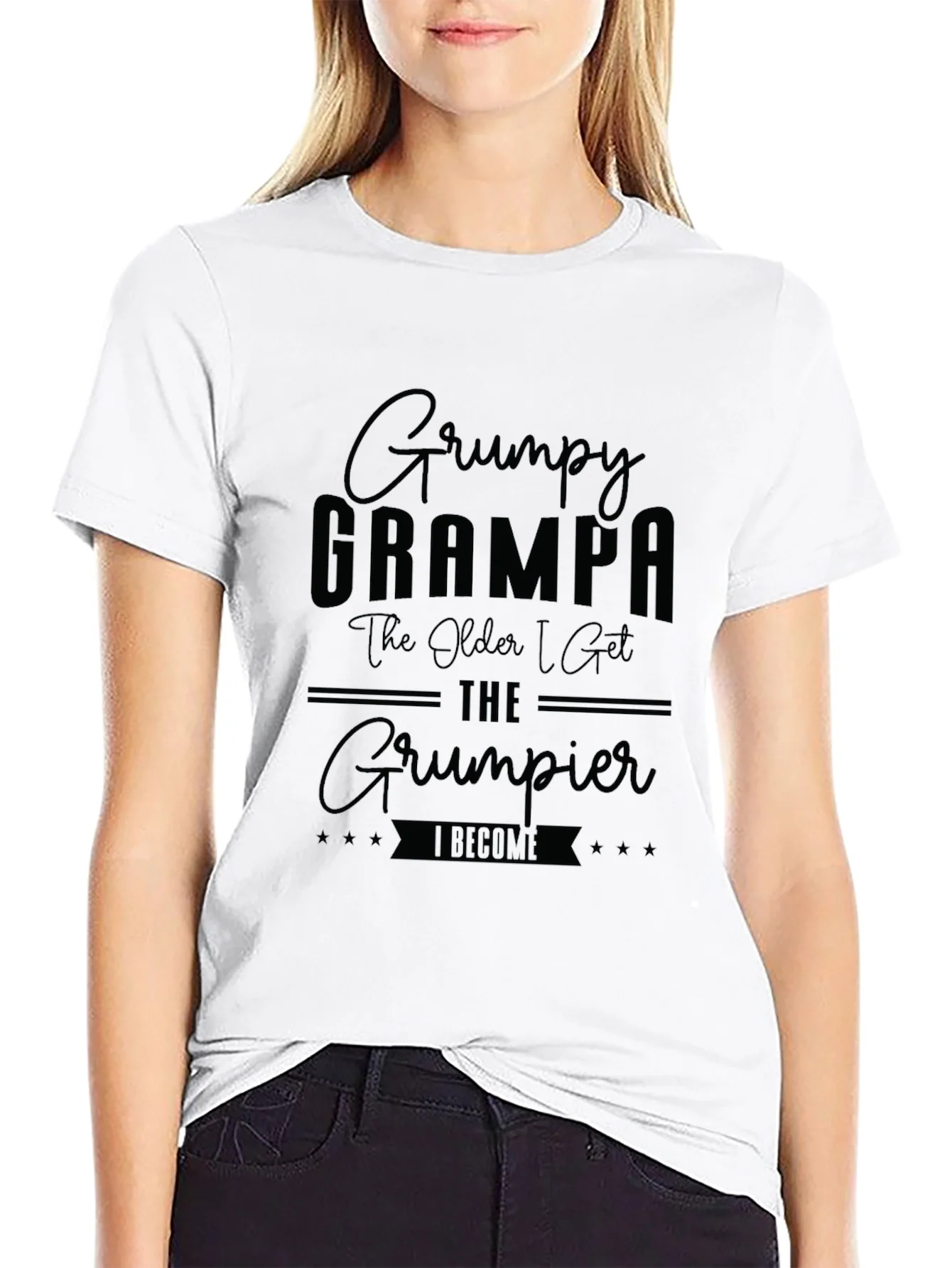 Grumpy Grampa Graphic T-Shirt - Funny Grandpa Tee