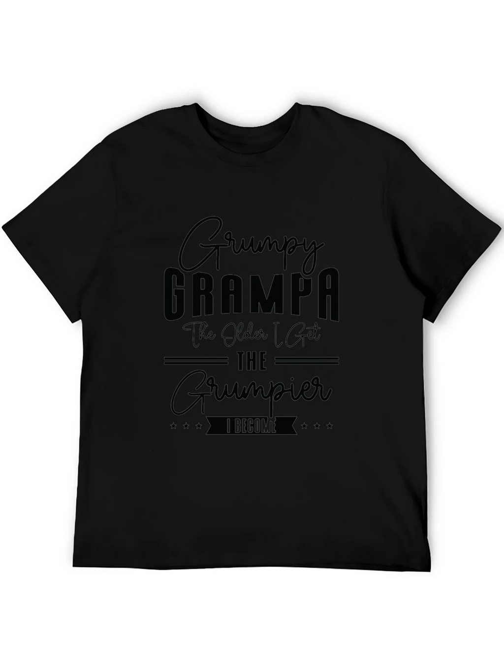 Grumpy Grampa Graphic T-Shirt - Funny Grandpa Tee