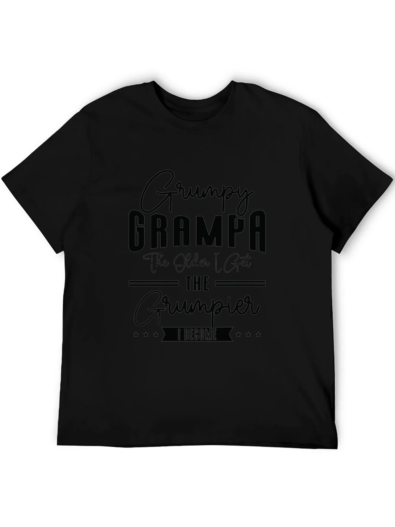 Grumpy Grampa Graphic T-Shirt - Funny Grandpa Tee