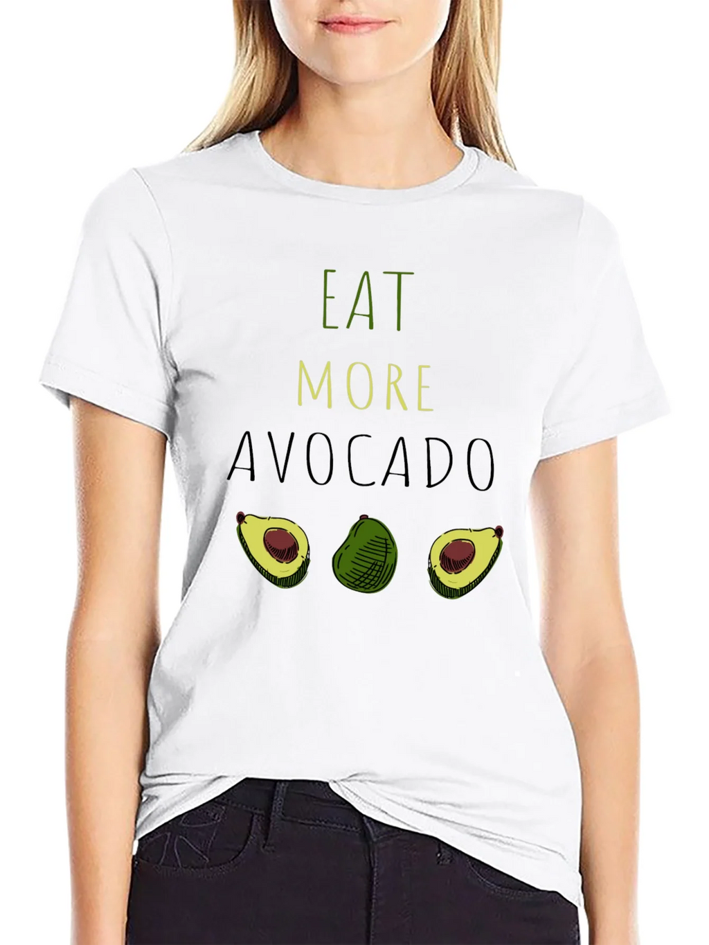 Eat More Avocado T-Shirt - Funny Graphic Tee