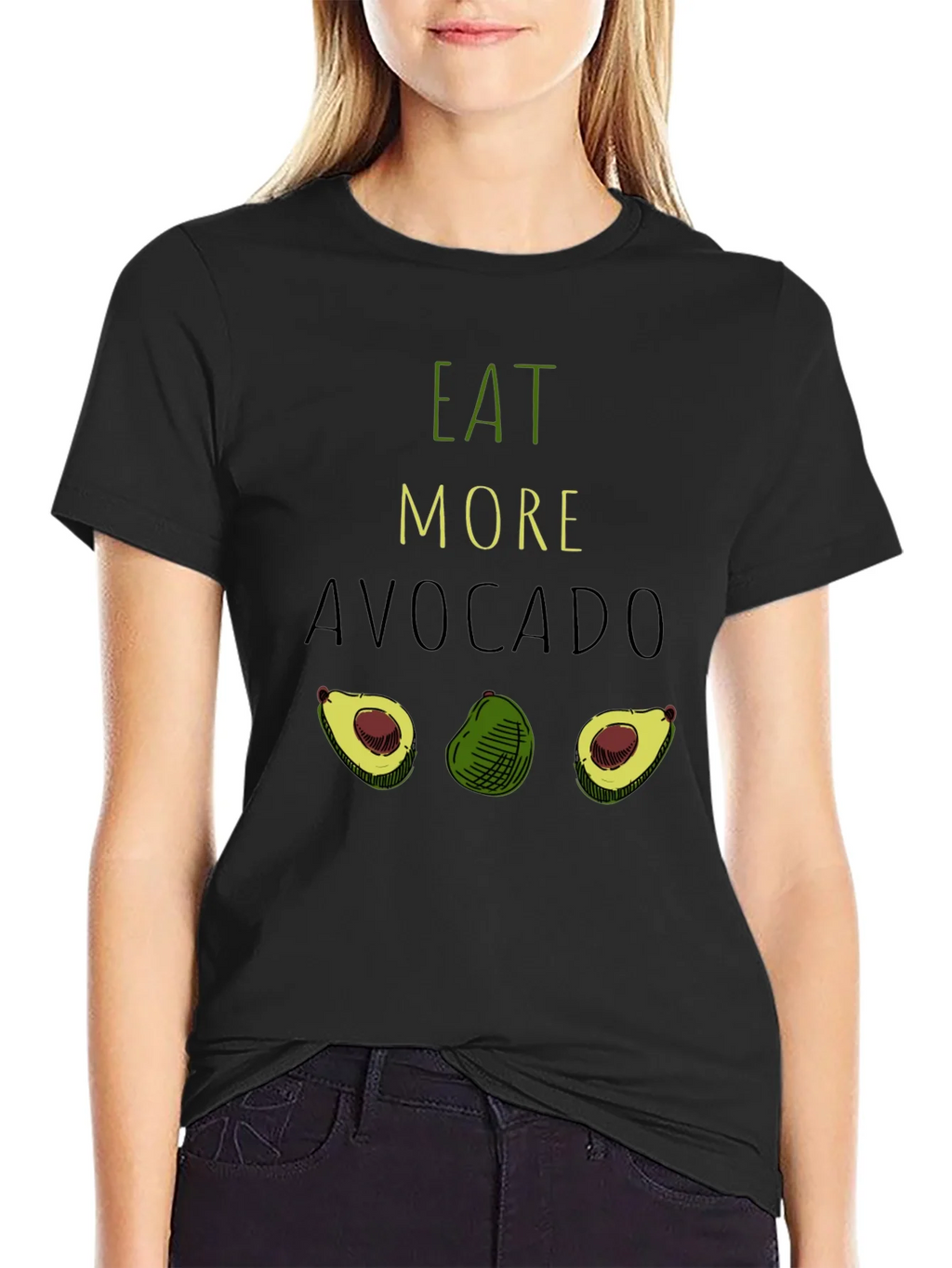Eat More Avocado T-Shirt - Funny Graphic Tee