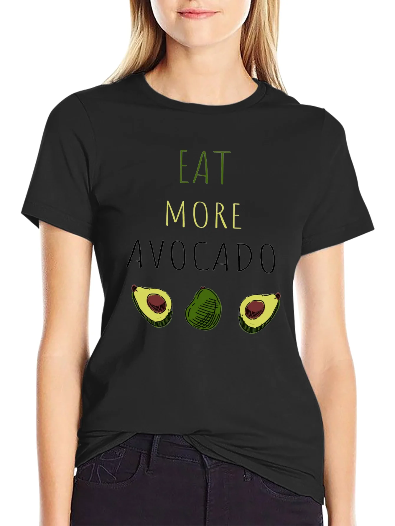 Eat More Avocado T-Shirt - Funny Graphic Tee