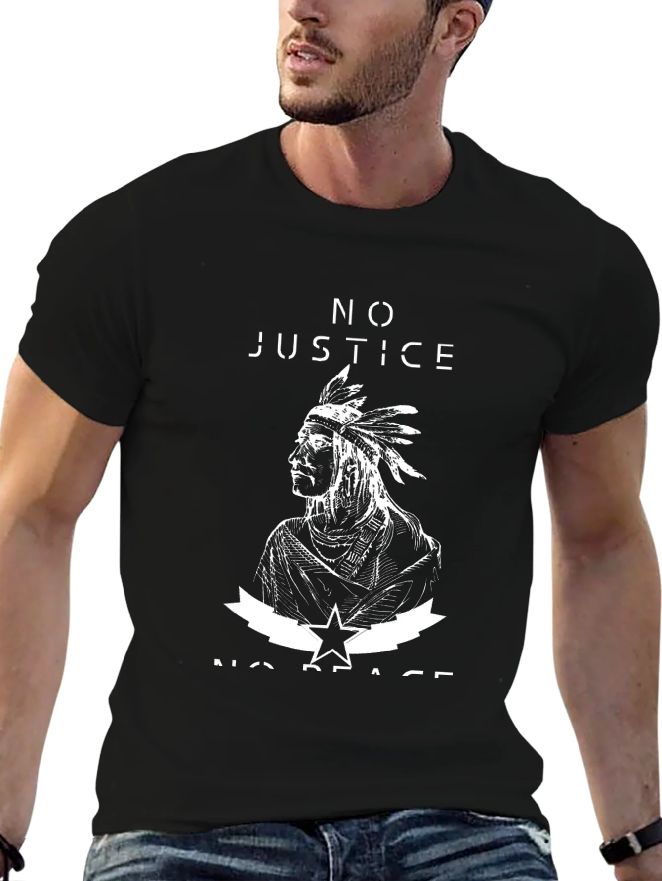 No Justice No Peace Graphic Tee
