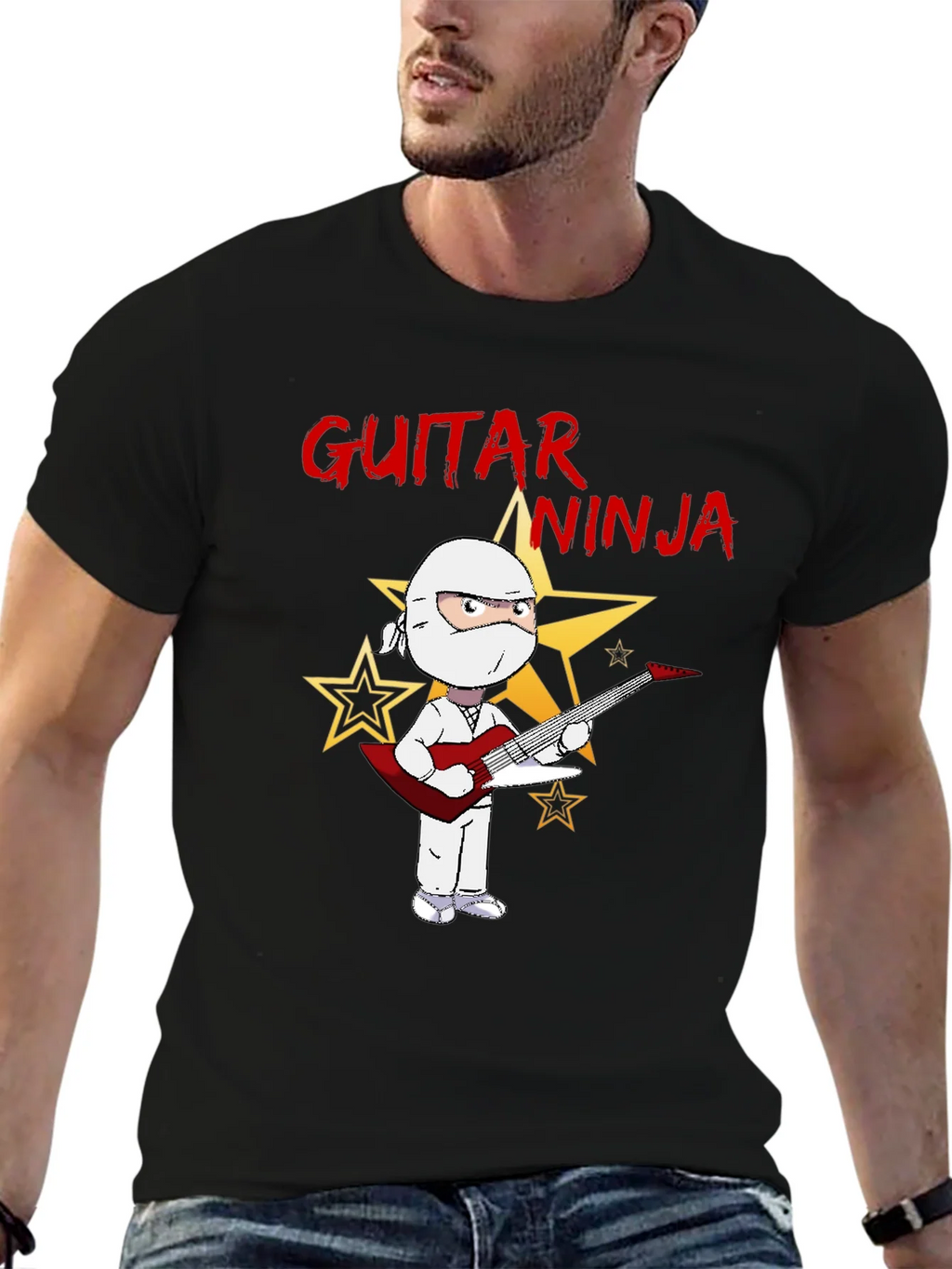 Guitar Ninja Graphic Tee