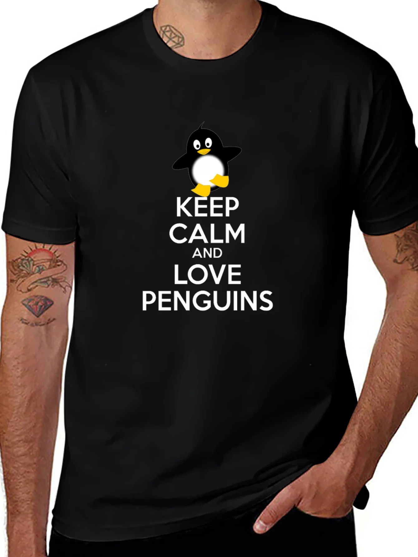 Keep Calm and Love Penguins T-Shirt