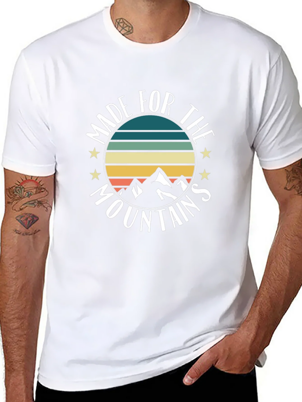 Made for the Mountains Graphic Tee - Black