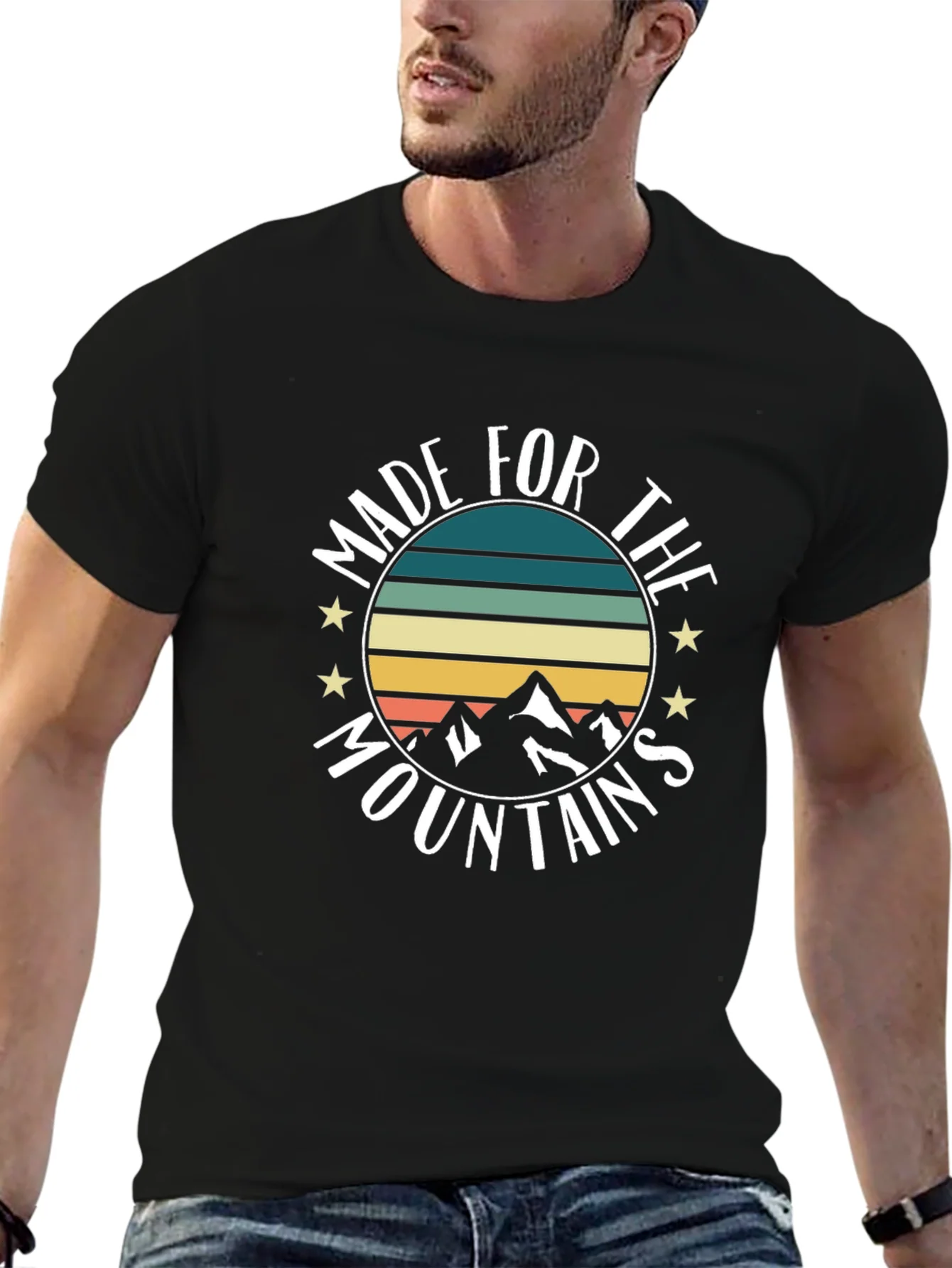 Made for the Mountains Graphic Tee - Black