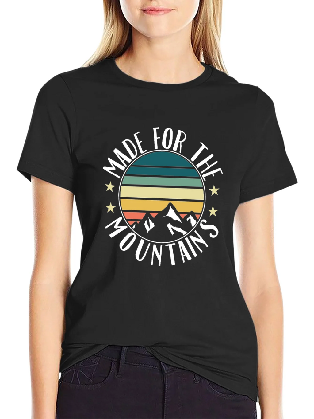 Made for the Mountains Graphic Tee - Black