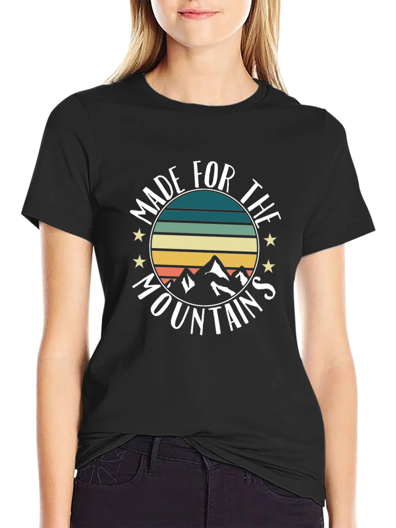Made for the Mountains Graphic Tee - Black