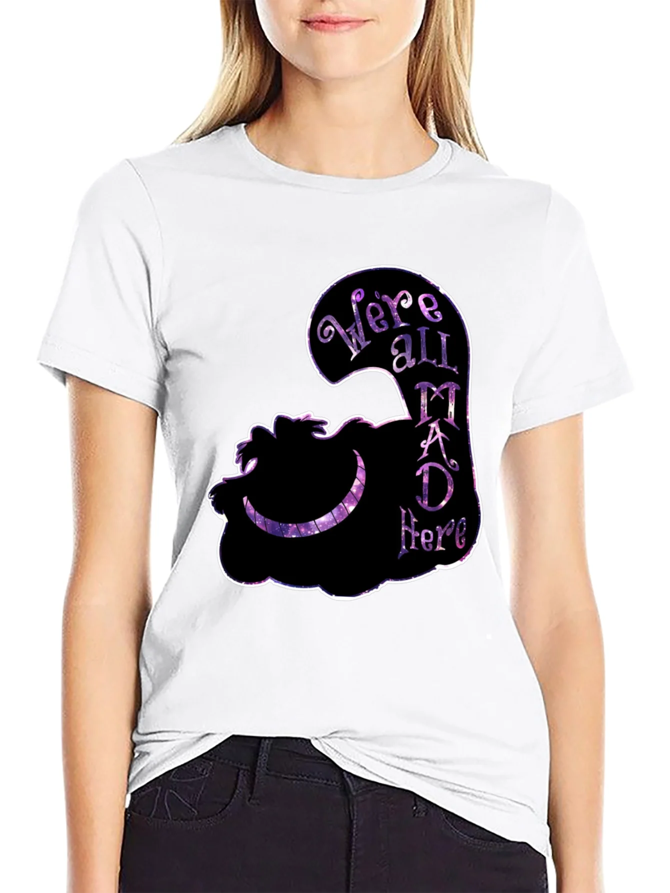 Were All Mad Here Cheshire Cat T-Shirt