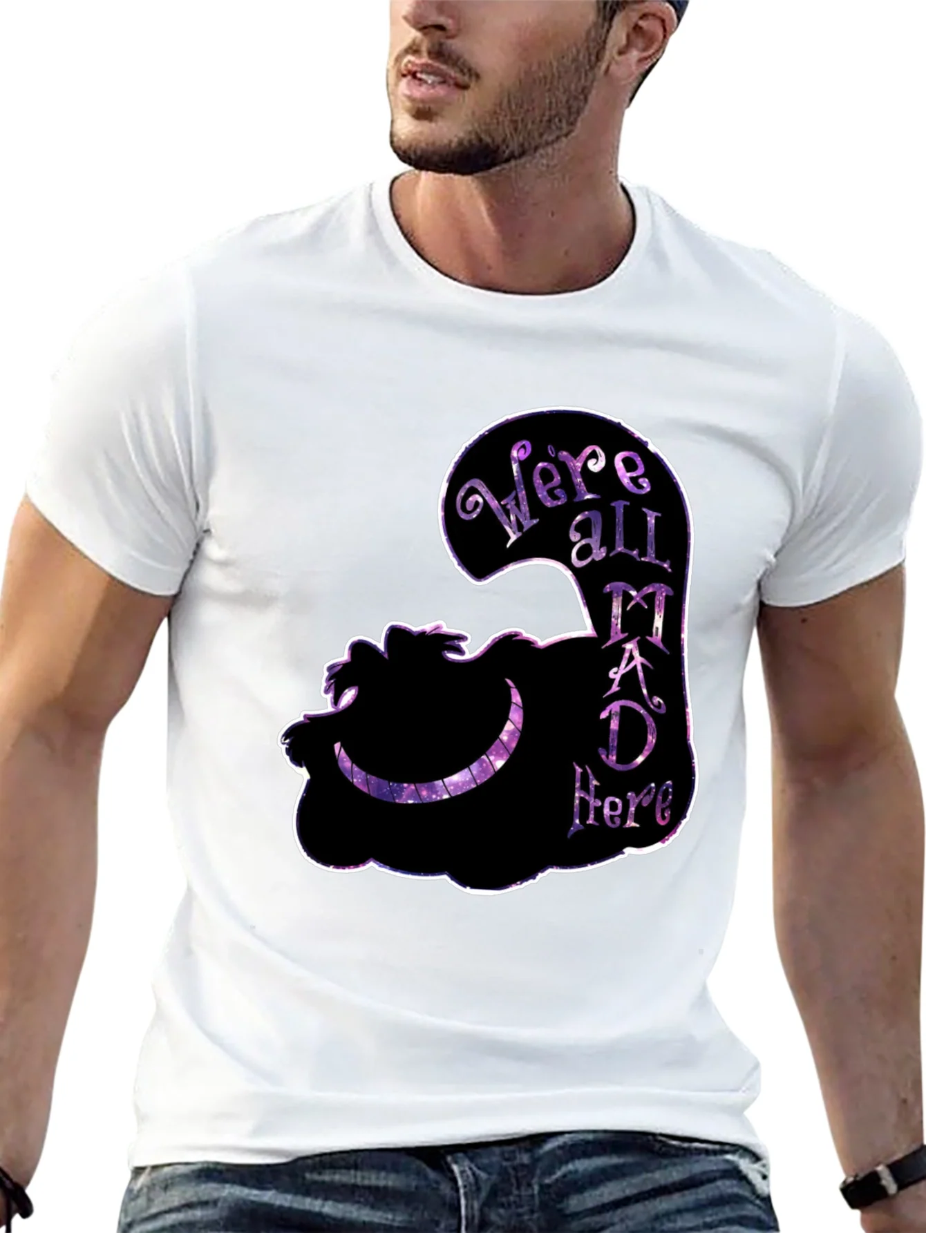 Were All Mad Here Cheshire Cat T-Shirt