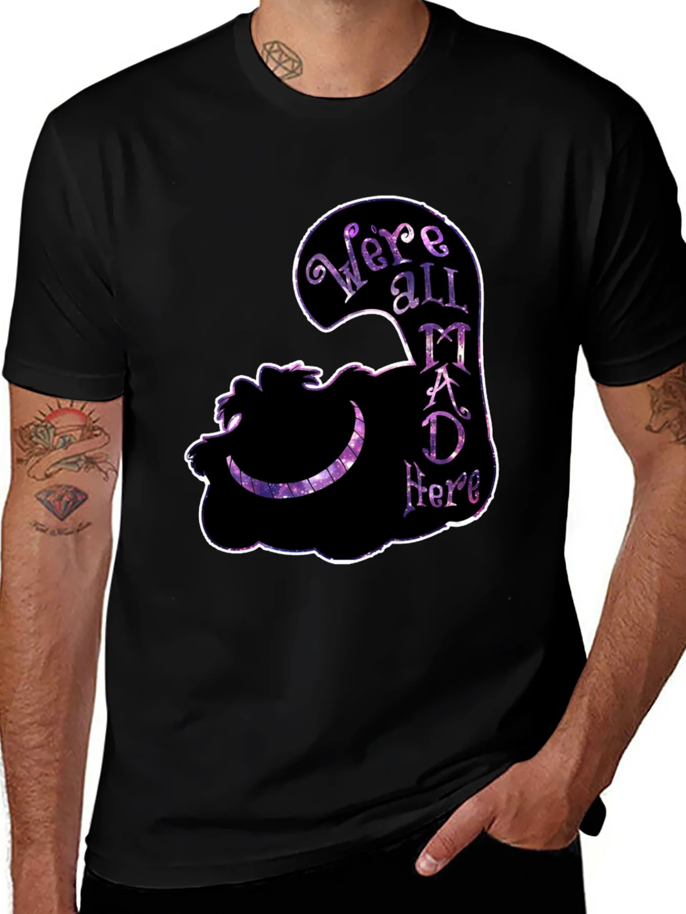 Were All Mad Here Cheshire Cat T-Shirt
