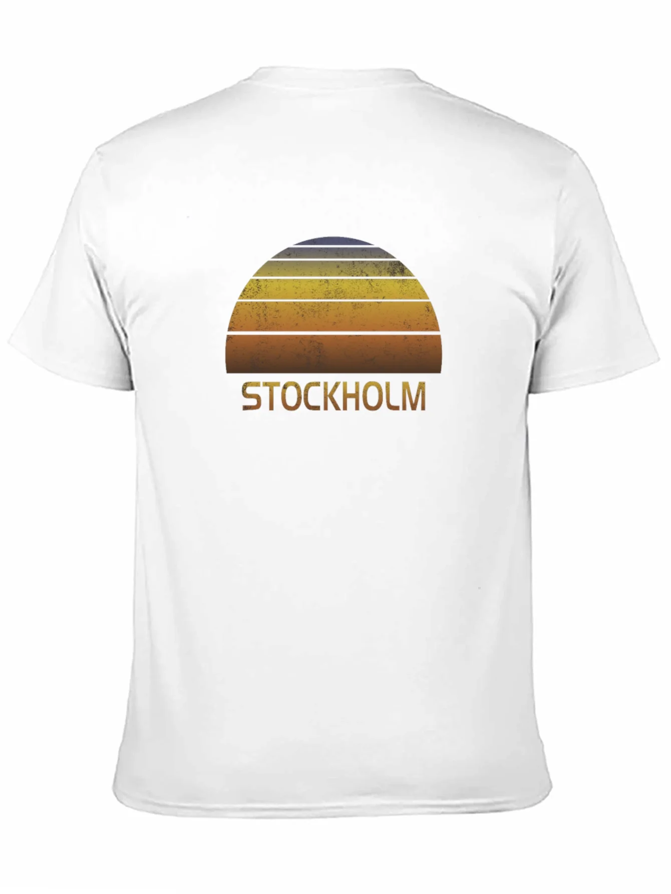 Stockholm Sunset Graphic Tee - Retro Style T-Shirt