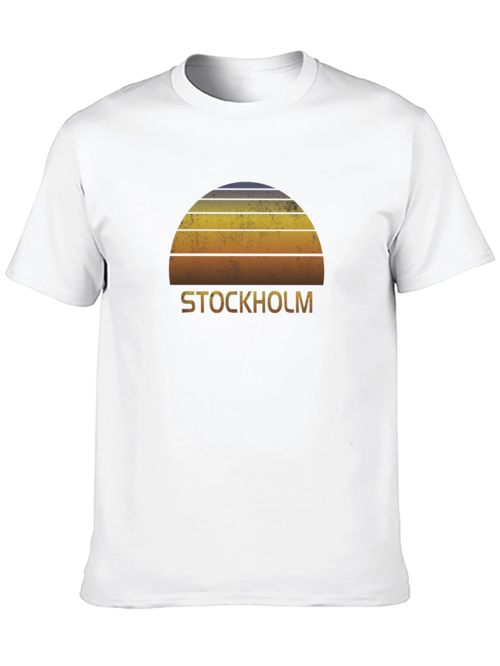 Stockholm Sunset Graphic Tee - Retro Style T-Shirt