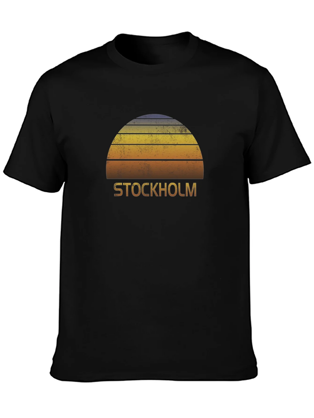 Stockholm Sunset Graphic Tee - Retro Style T-Shirt