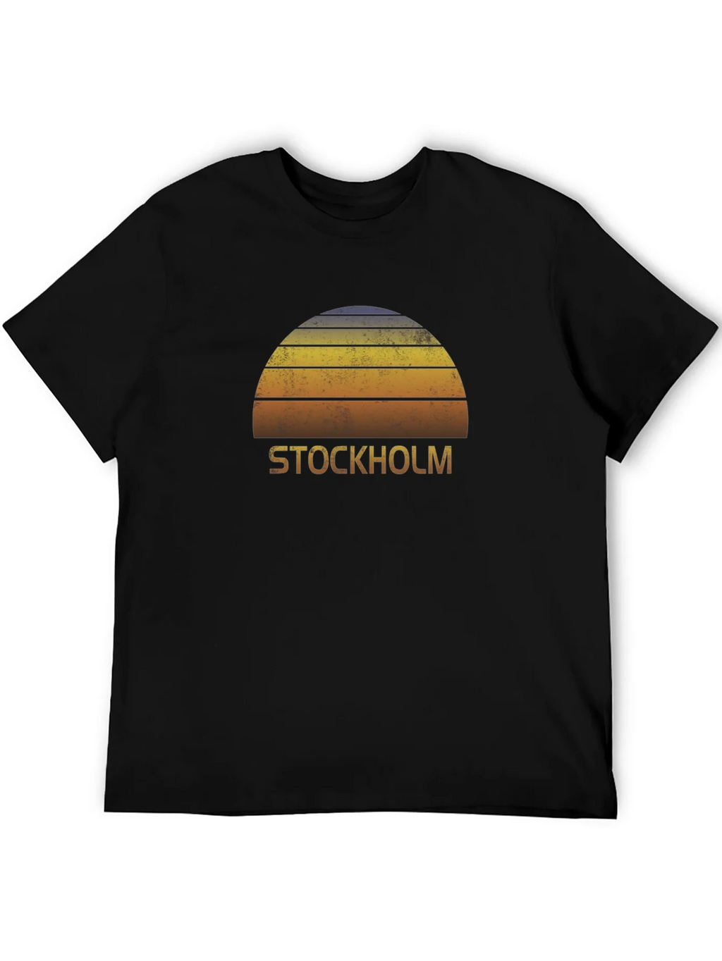 Stockholm Sunset Graphic Tee - Retro Style T-Shirt