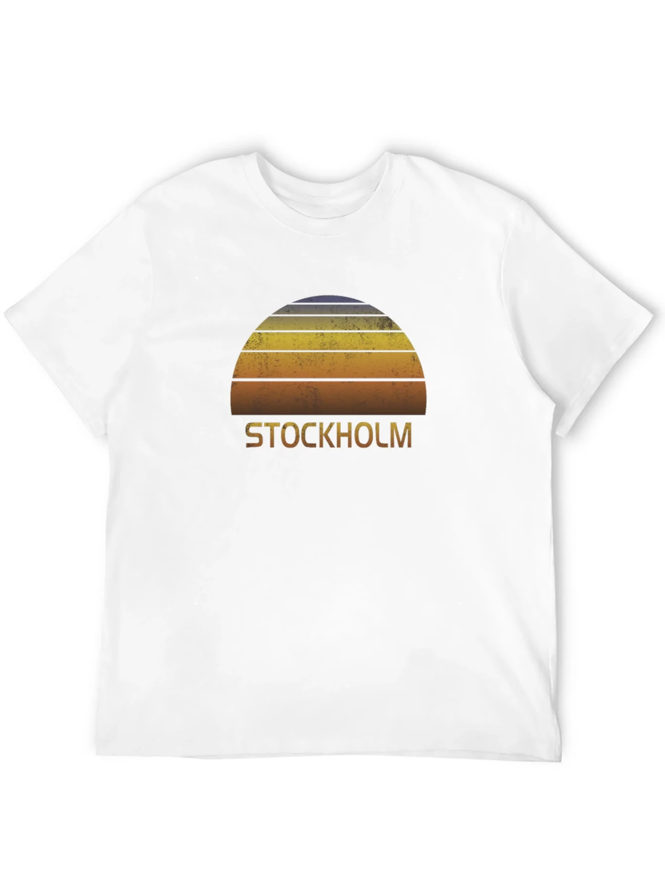 Stockholm Sunset Graphic Tee - Retro Style T-Shirt