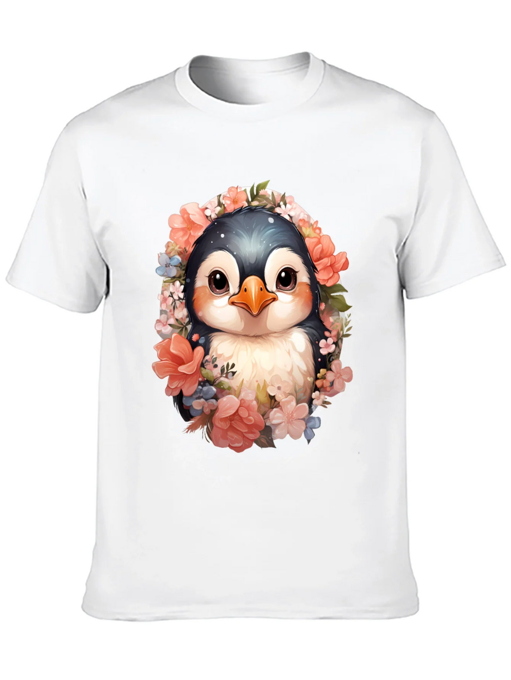 Penguin Floral Graphic Tee