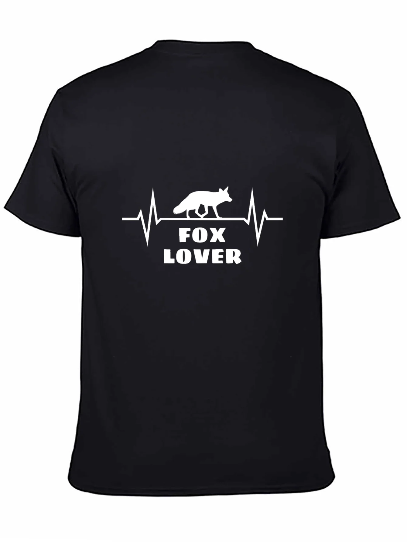 Fox Lover Heartbeat Graphic Tee - Soft Cotton Blend
