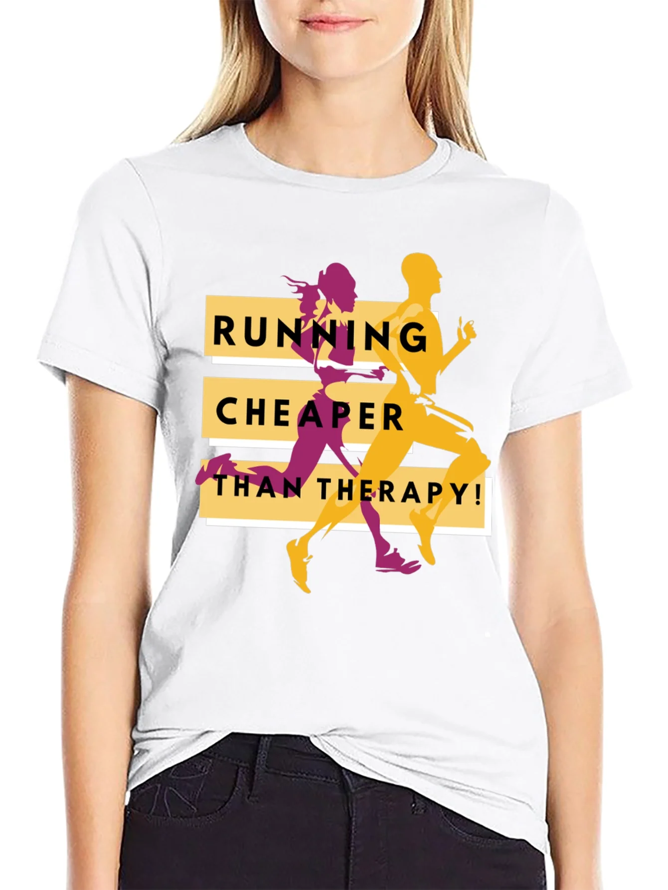 Running Cheaper Than Therapy Graphic Tee