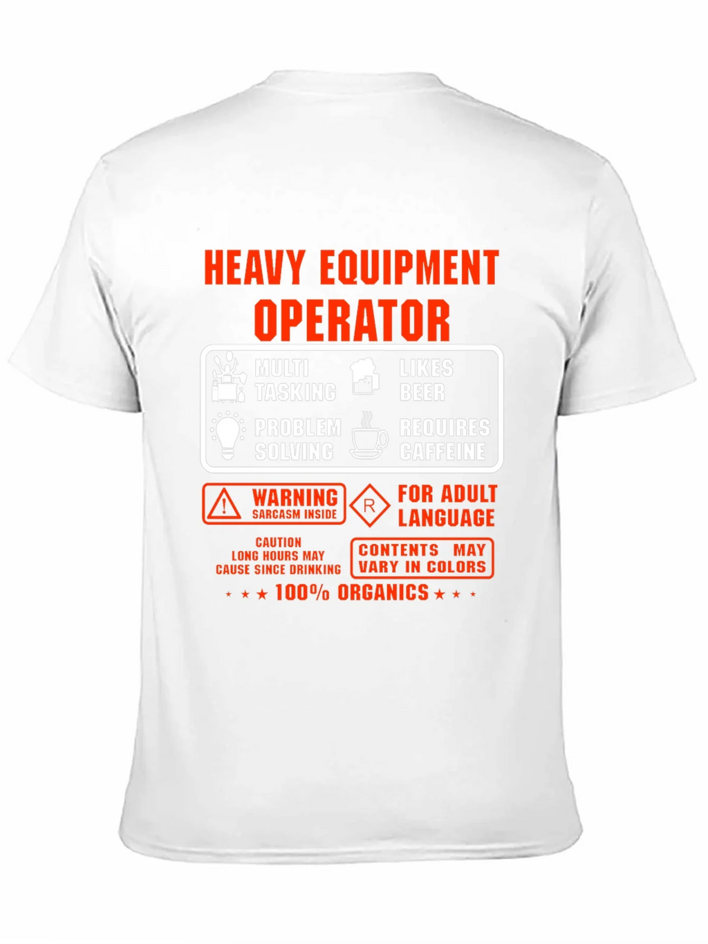 Heavy Equipment Operator T-Shirt