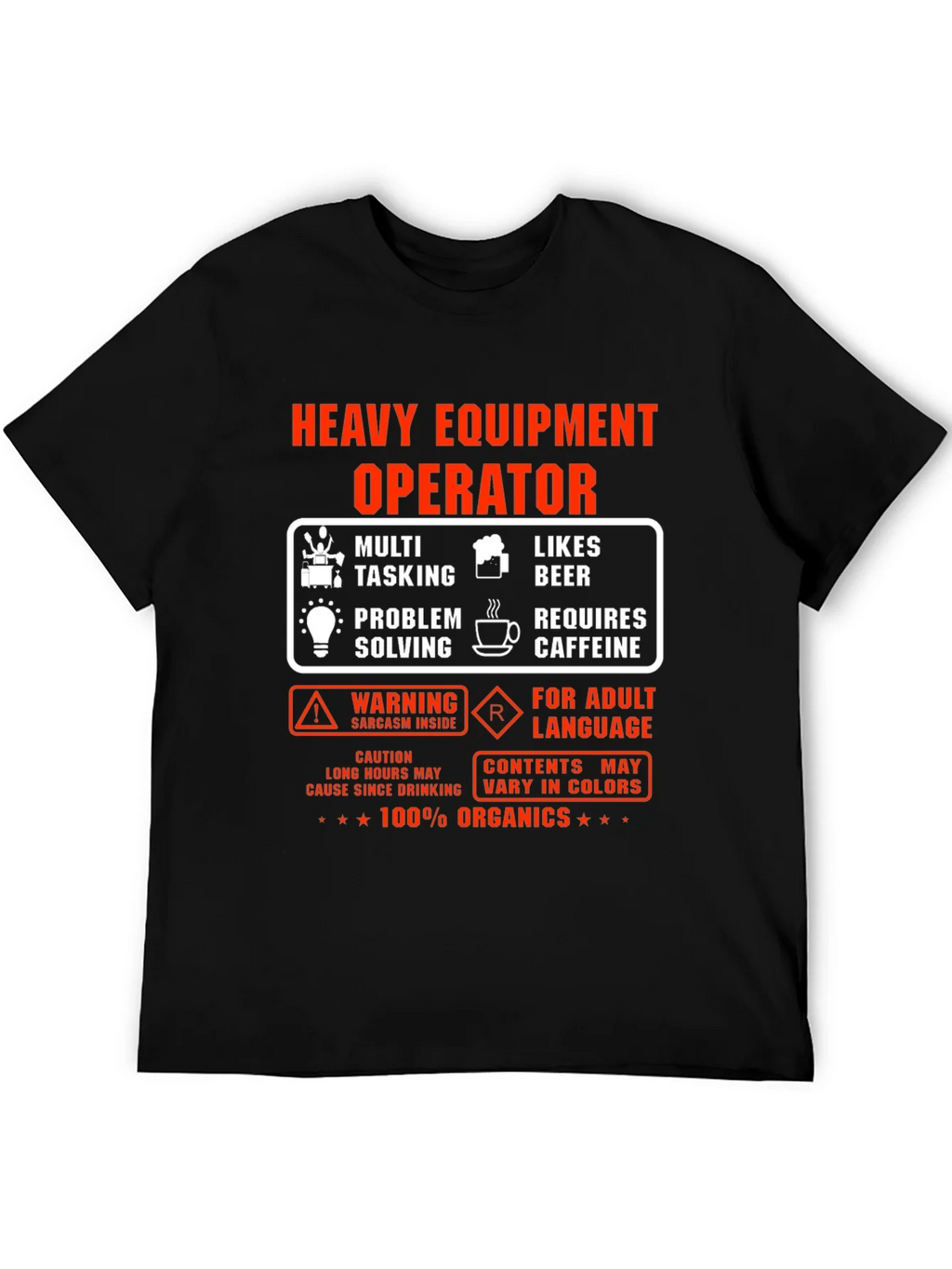 Heavy Equipment Operator T-Shirt