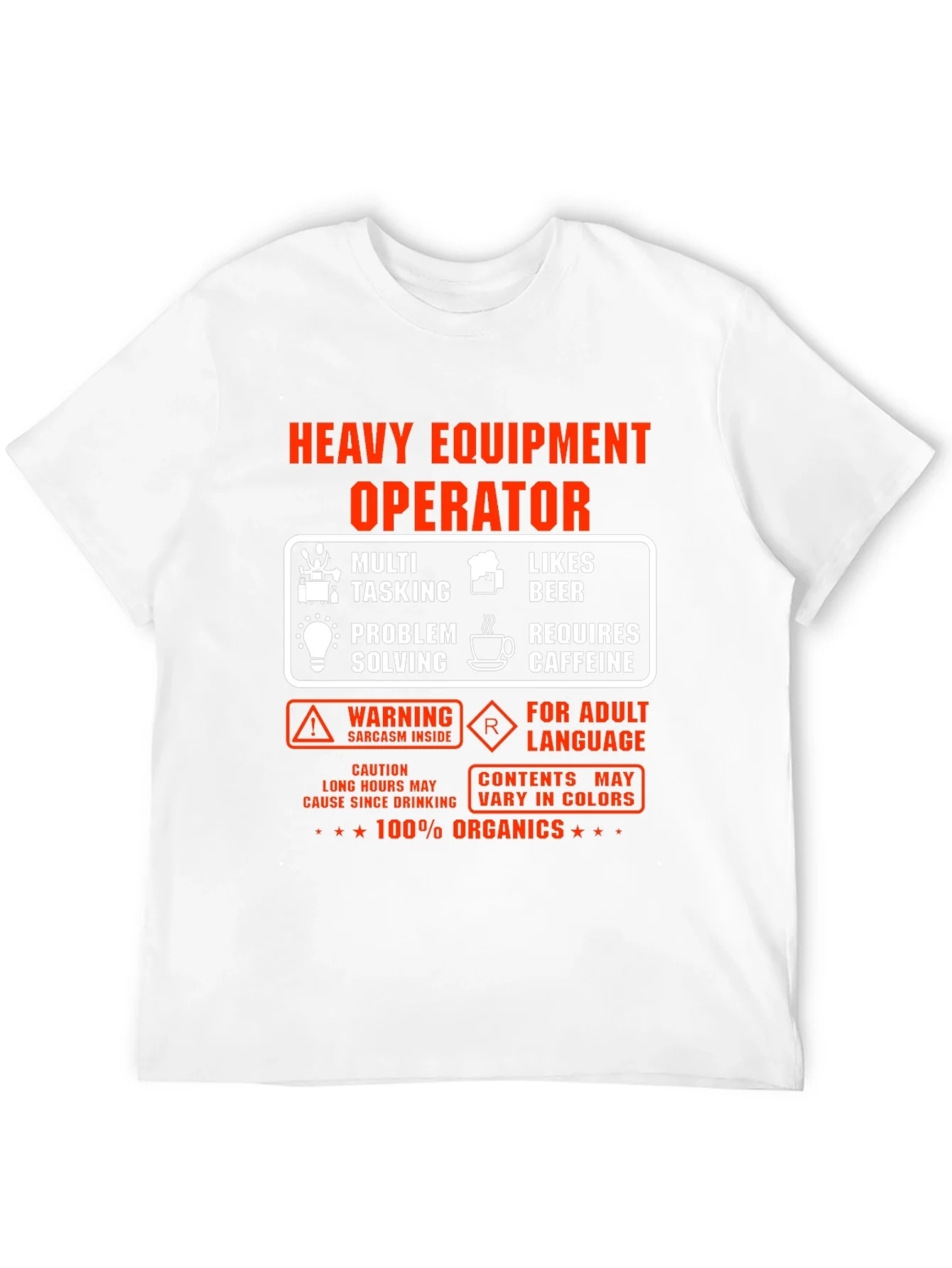 Heavy Equipment Operator T-Shirt