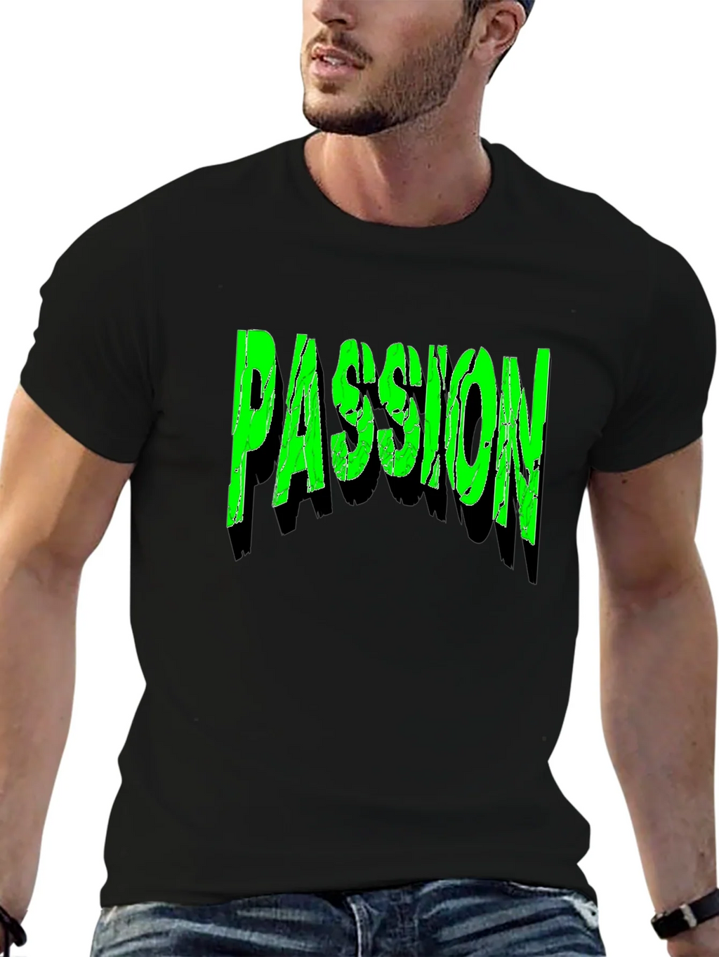 Passion Graphic Tee - Black T-Shirt