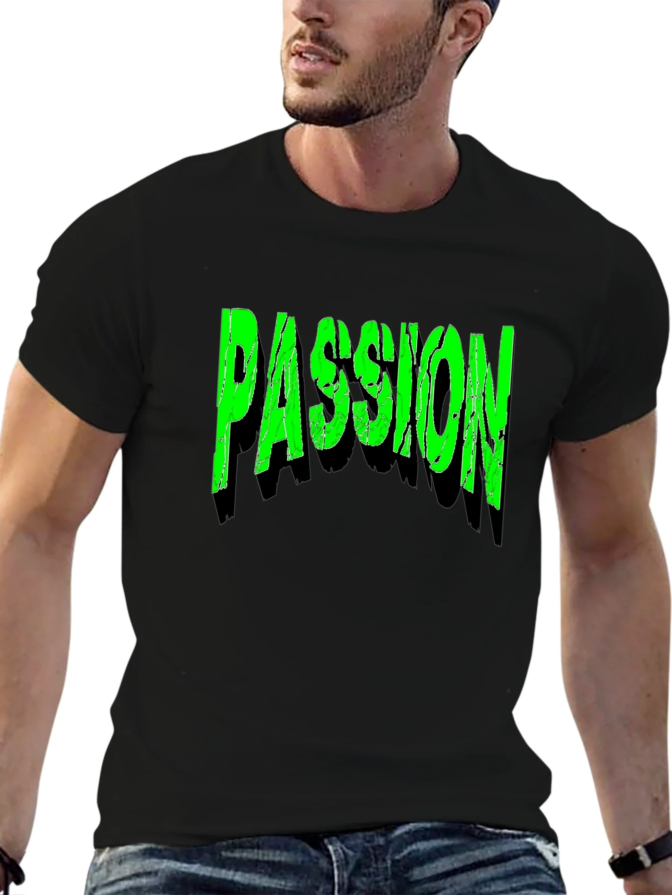 Passion Graphic Tee - Black T-Shirt