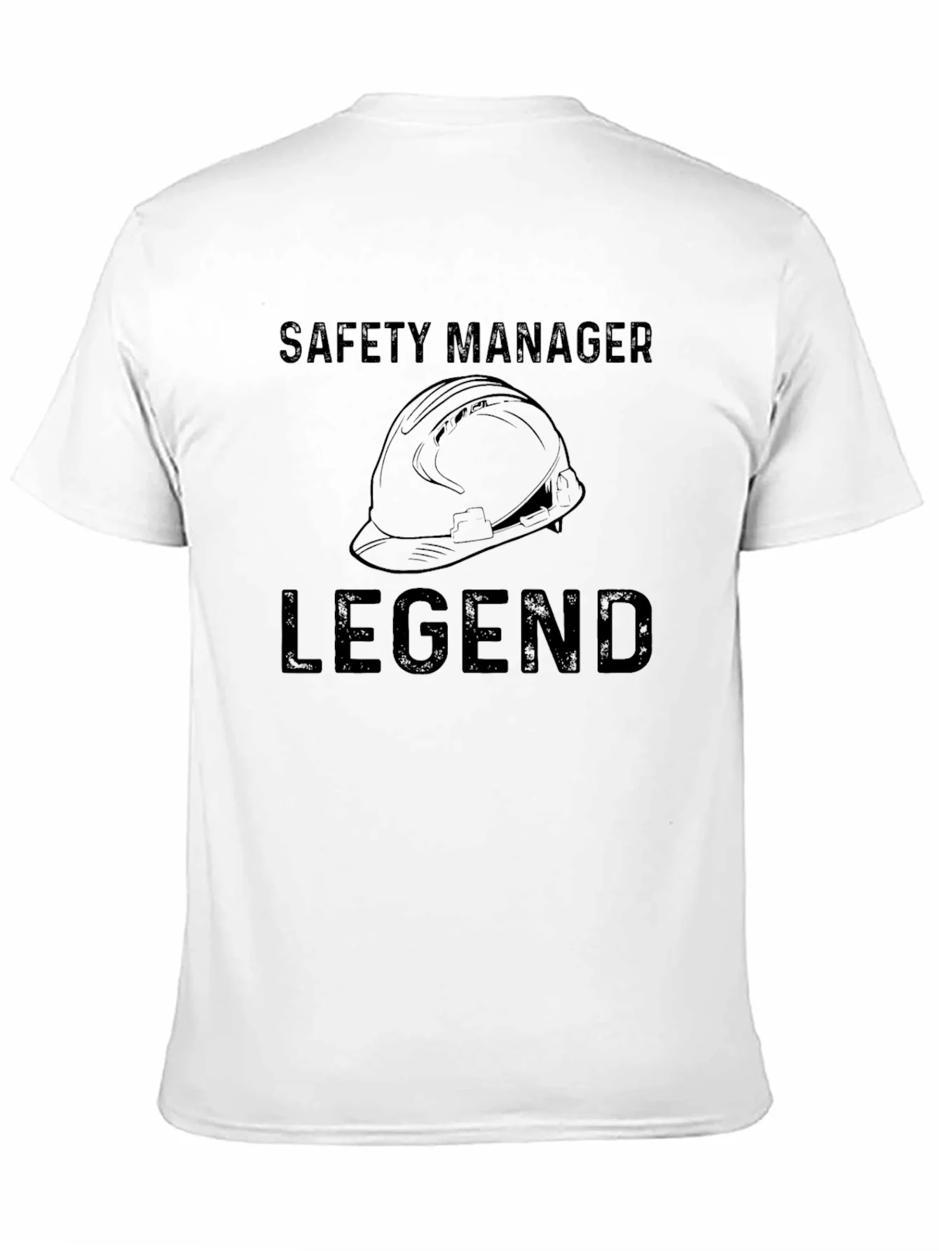 Safety Manager Legend T-Shirt - Hard Hat Graphic Tee