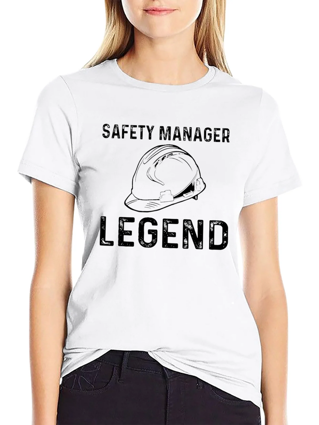 Safety Manager Legend T-Shirt - Hard Hat Graphic Tee